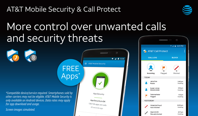 AT\u0026T Mobile Security and AT\u0026T Call Protect