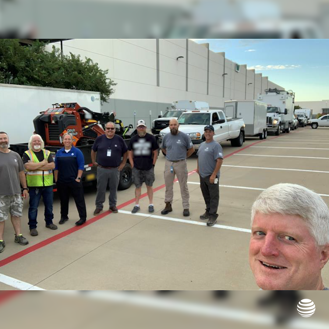 On Sept. 25, members of the AT&T Network Disaster Recovery and the FirstNet teams were ready to leave Texas for Florida to be close when for storm recovery was needed.