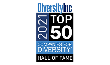 Diversity Incorporated 2021 Top 50 Companies for Diversity Hall of Fame award.