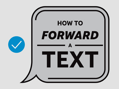 How to forward a text