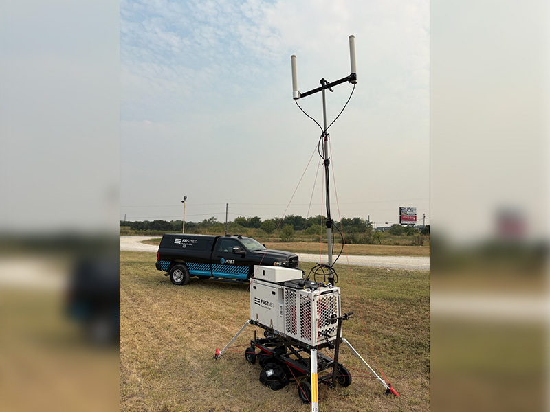 Compact Rapid Deployable (CRD) deployed to reliably connect first responders on FirstNet.