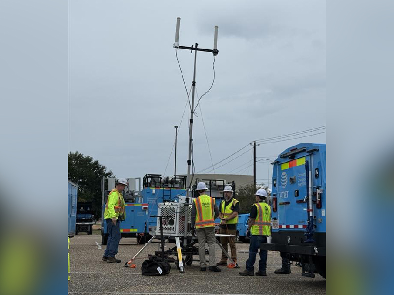 A FirstNet Compact Rapid Deployable (CRD) is prepped for deployment in Dothan, AL.