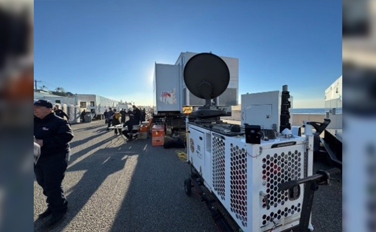 CalFire has deployed their own FirstNet Compact Rapid Deployables (CRDs) to the Los Angeles Area. These CRDs provide on-the-go coverage on FirstNet, wherever and whenever it is needed.