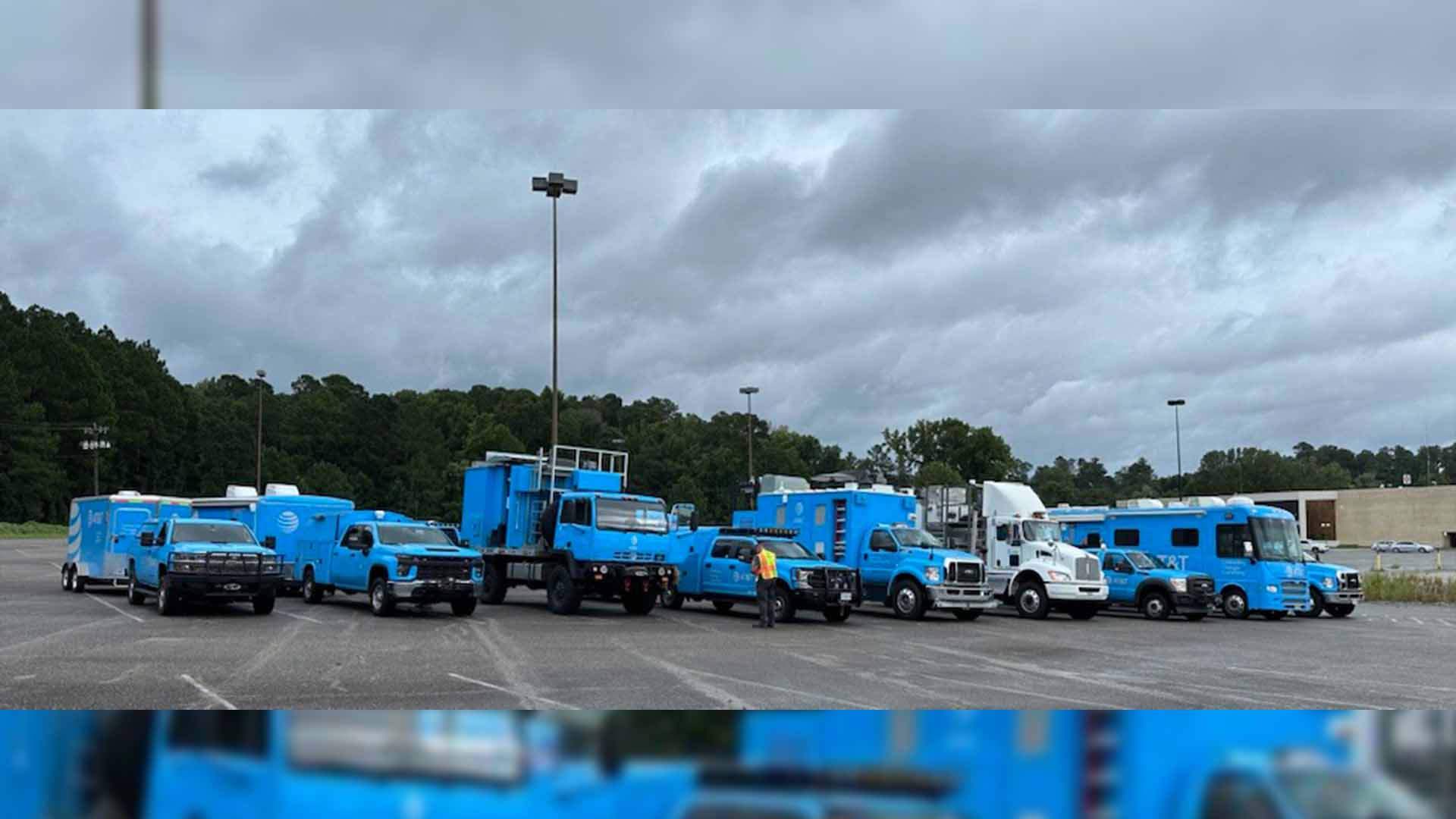 AT&T Network Disaster Recovery (NDR) staging site in Orangeburg County, SC