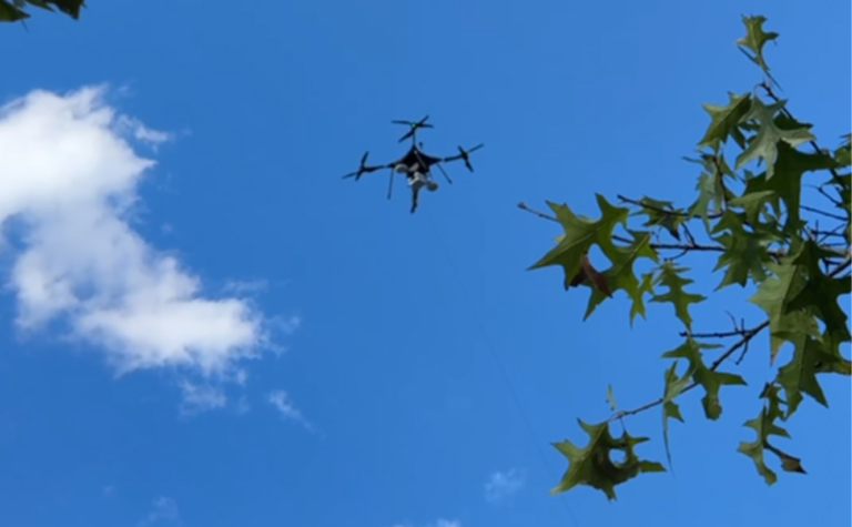 AT&T Flying COW (Cell on Wings) operating in Leon County, FL.