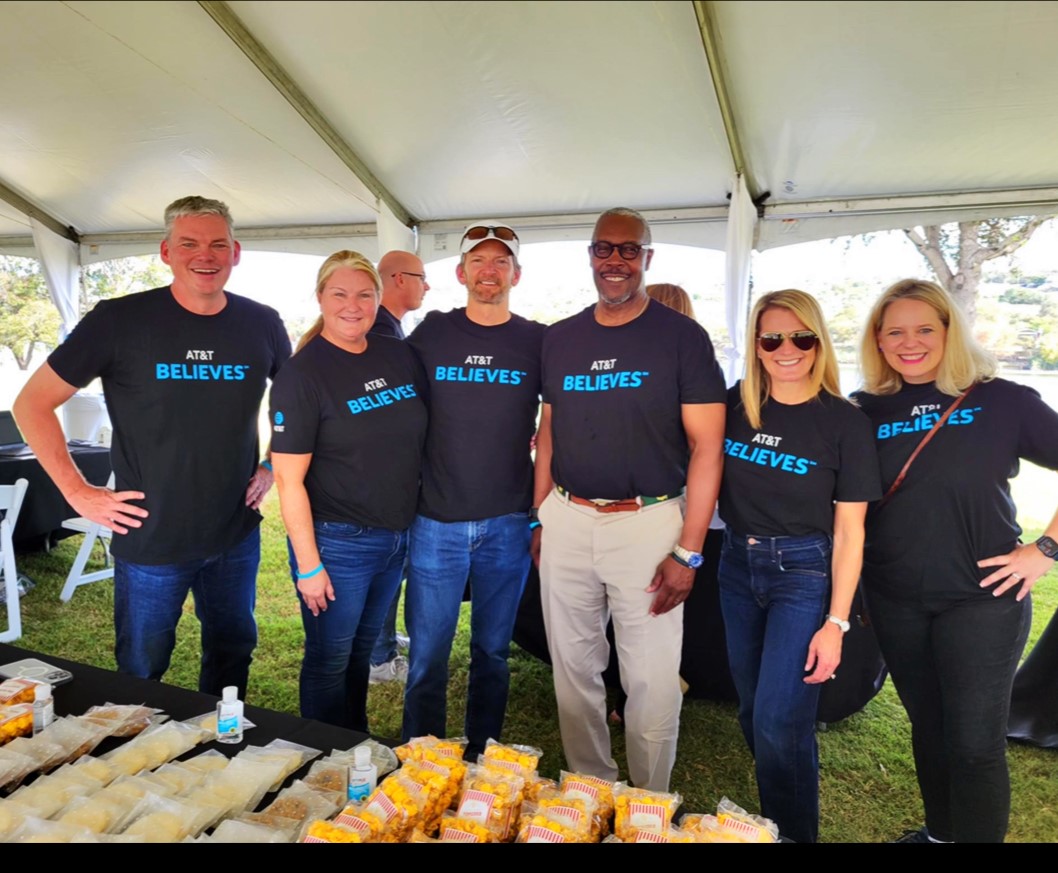 Photo of AT&T leader giving back in the community