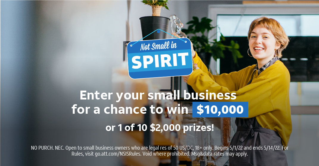Not Small in SPIRIT sweepstakes offer