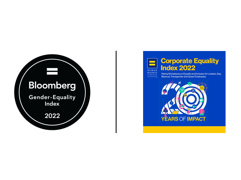 Bloomberg Gender-Equality Index and Corporate Equality Index 2022
