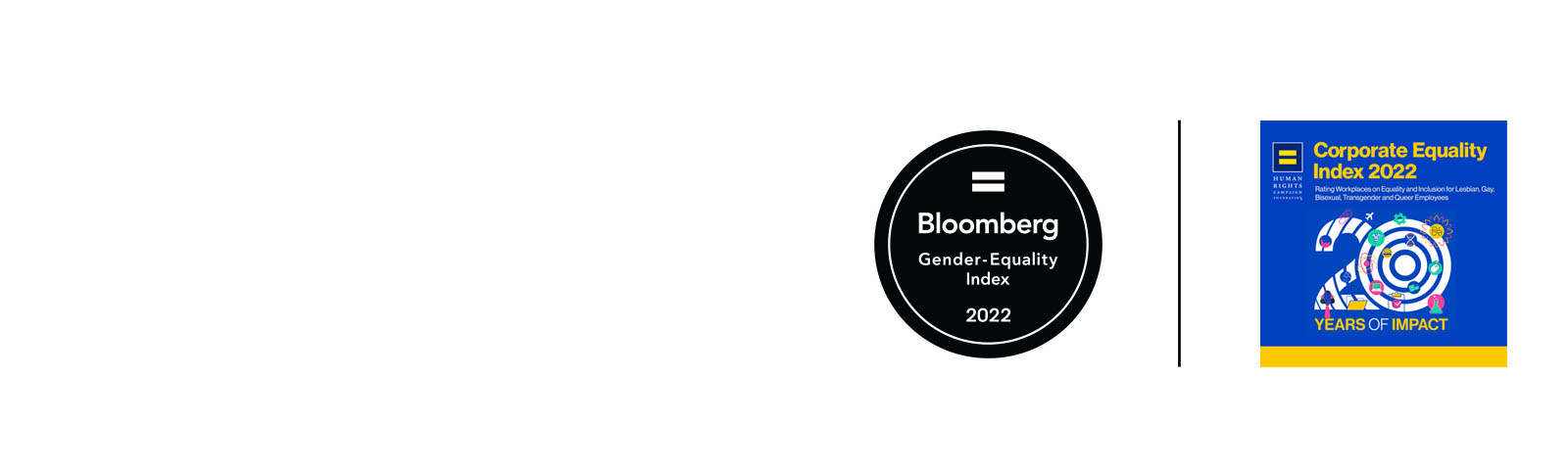 Bloomberg Gender-Equality Index and Corporate Equality Index 2022