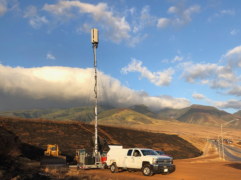 FirstNet, Built with AT&T | Connecting First Responders for Maui Wildfires