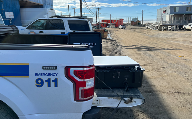 miniCRD for FirstNet in Alaska emergency response truck