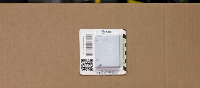 AT&T Smart Label on inside of shipping box.