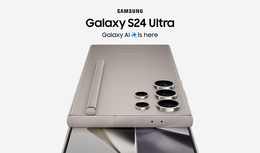 Samsung Galaxy S24 Ultra. Galaxy AI is here.