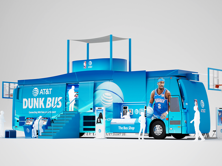 AT&T Dunk Bus