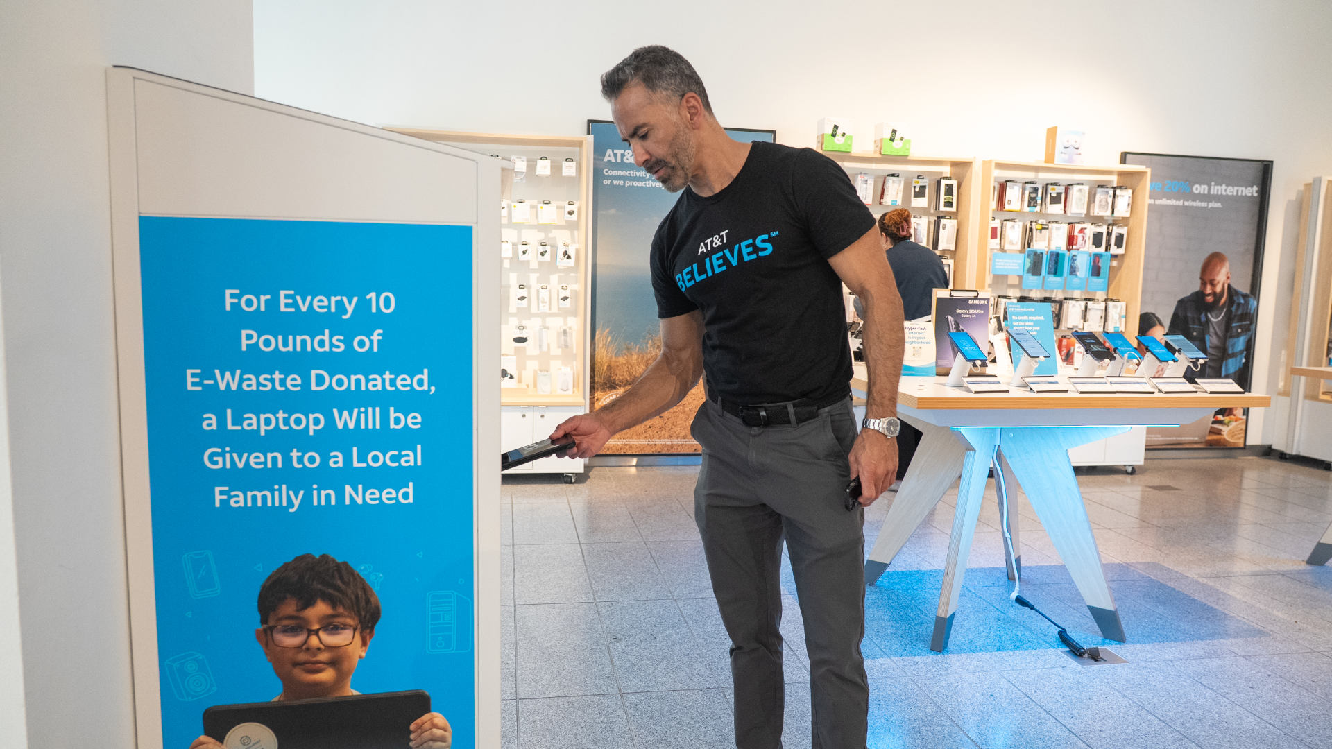 AT&T Customers Donate to Support Laptop Giveaways Nationwide
