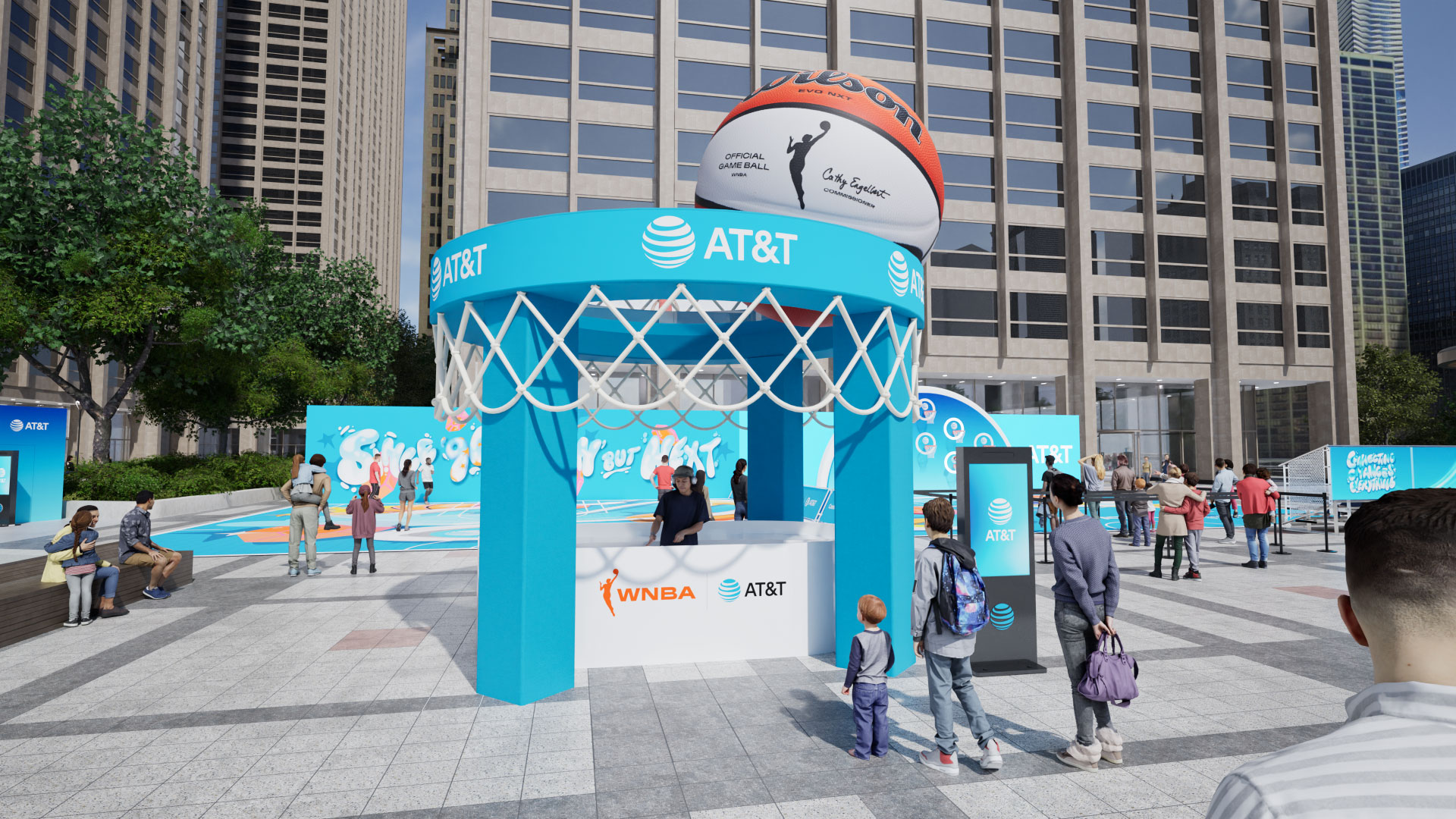 AT&T Takes Center Court in Chicago for WNBA All-Star
