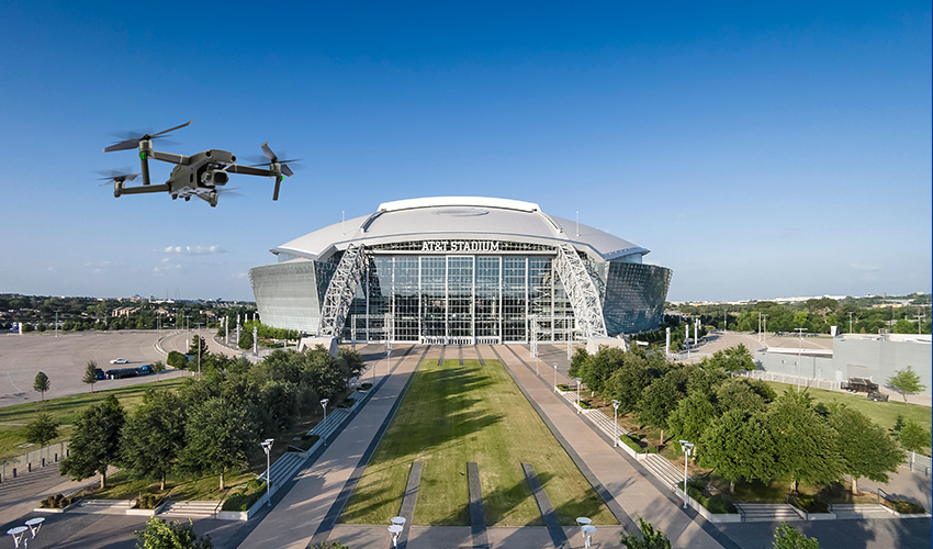 AT&T and Ericsson demonstrate drone detection outside of AT&T Stadium