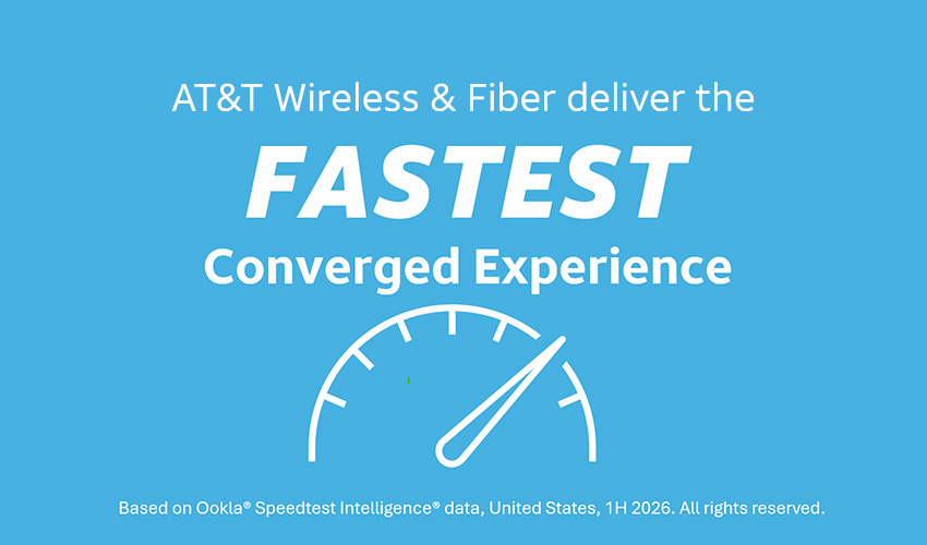 AT&T is the Fastest Connectivity Provider