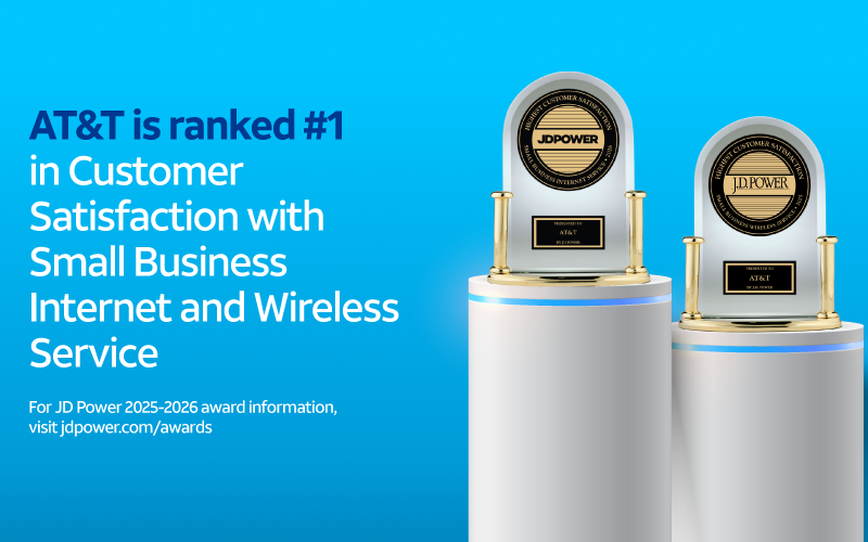 AT&T Ranked #1 in Customer Satisfaction for Small Business Internet Service