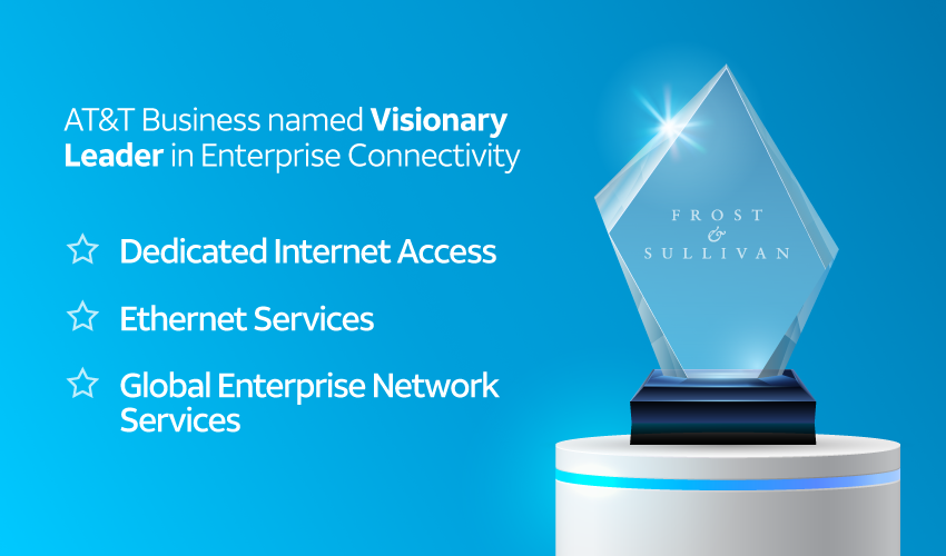 AT&T Business Named Visionary Leader by Frost & Sullivan