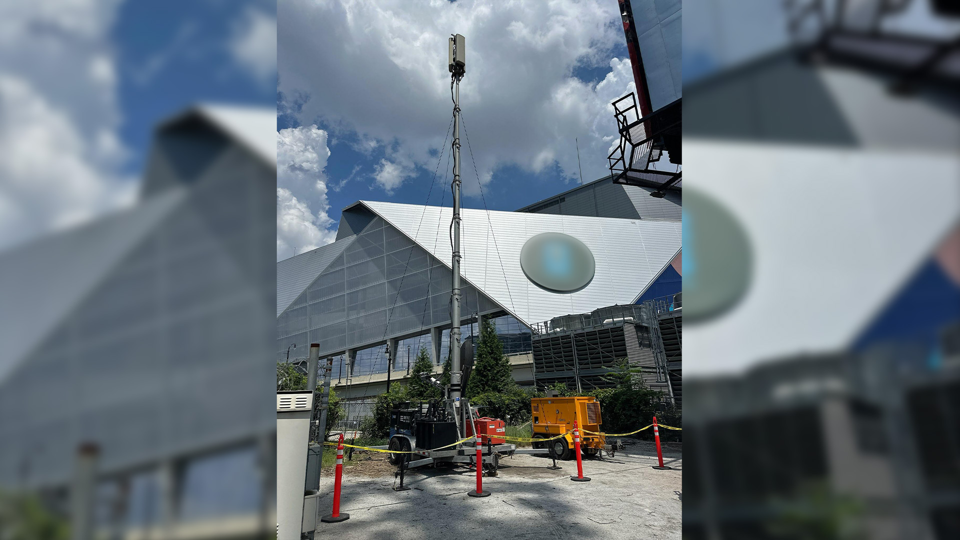 A dedicated portable asset deployed to support public safety on FirstNet in Atlanta, Ga.