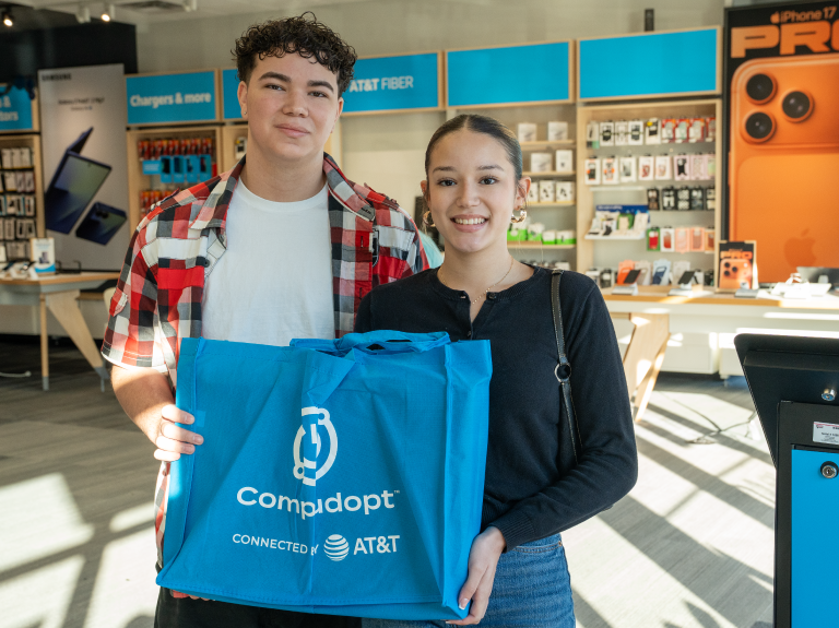AT&T donated 1,000 laptops across 10 cities to celebrate the success of our retail e-waste campaign