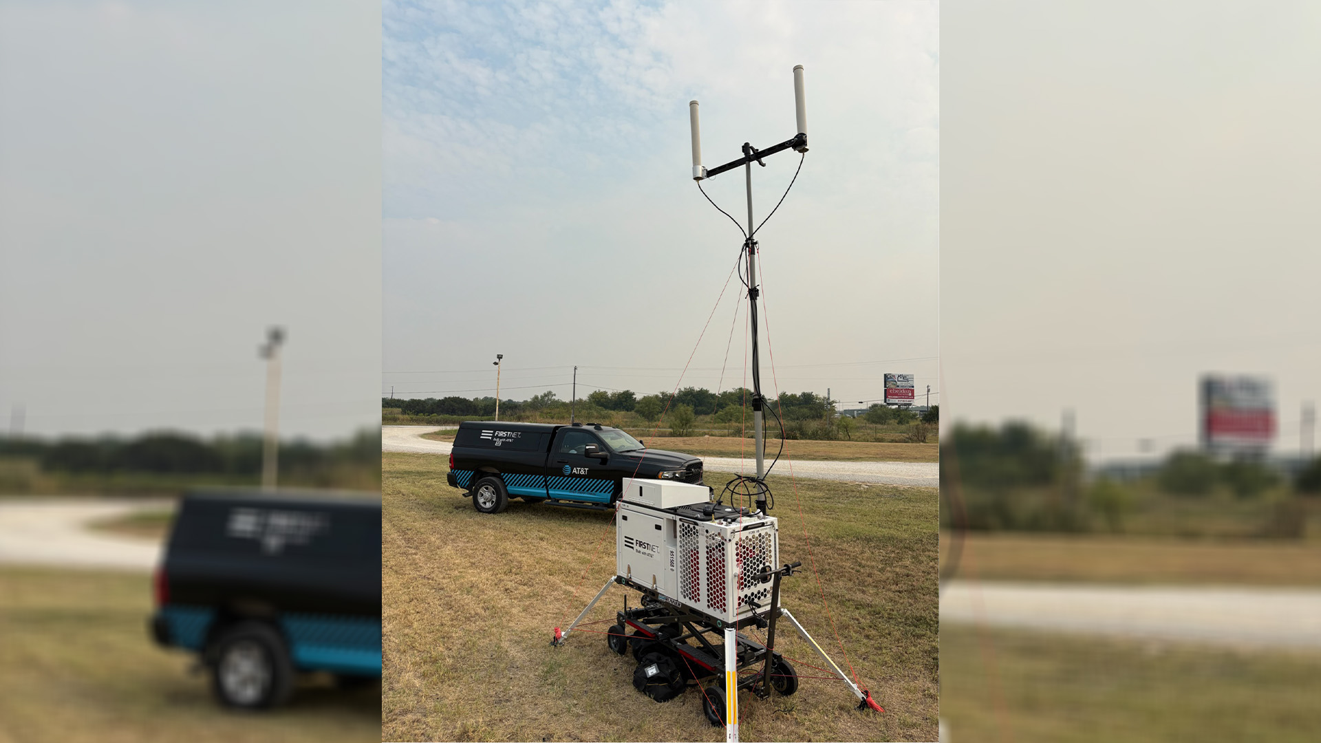 FirstNet CRD deployed in Palo Pinto County, TX to reliably connect first responders.
