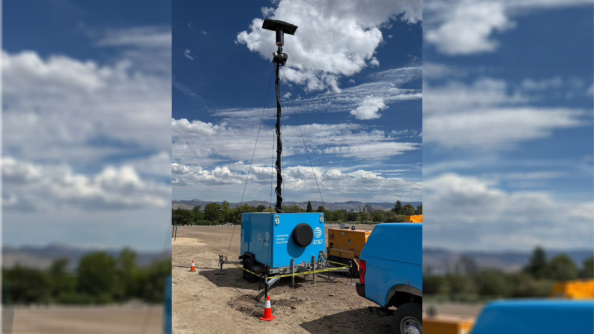 LCT deployed to support public safety on FirstNet in Reno, Nevada.